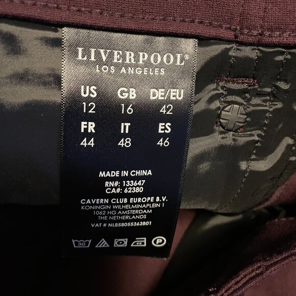 Liverpool Pants Gia Glider Revolutionary Skinny Pull-On Knit Super Stretch Ponte - Picture 9 of 15